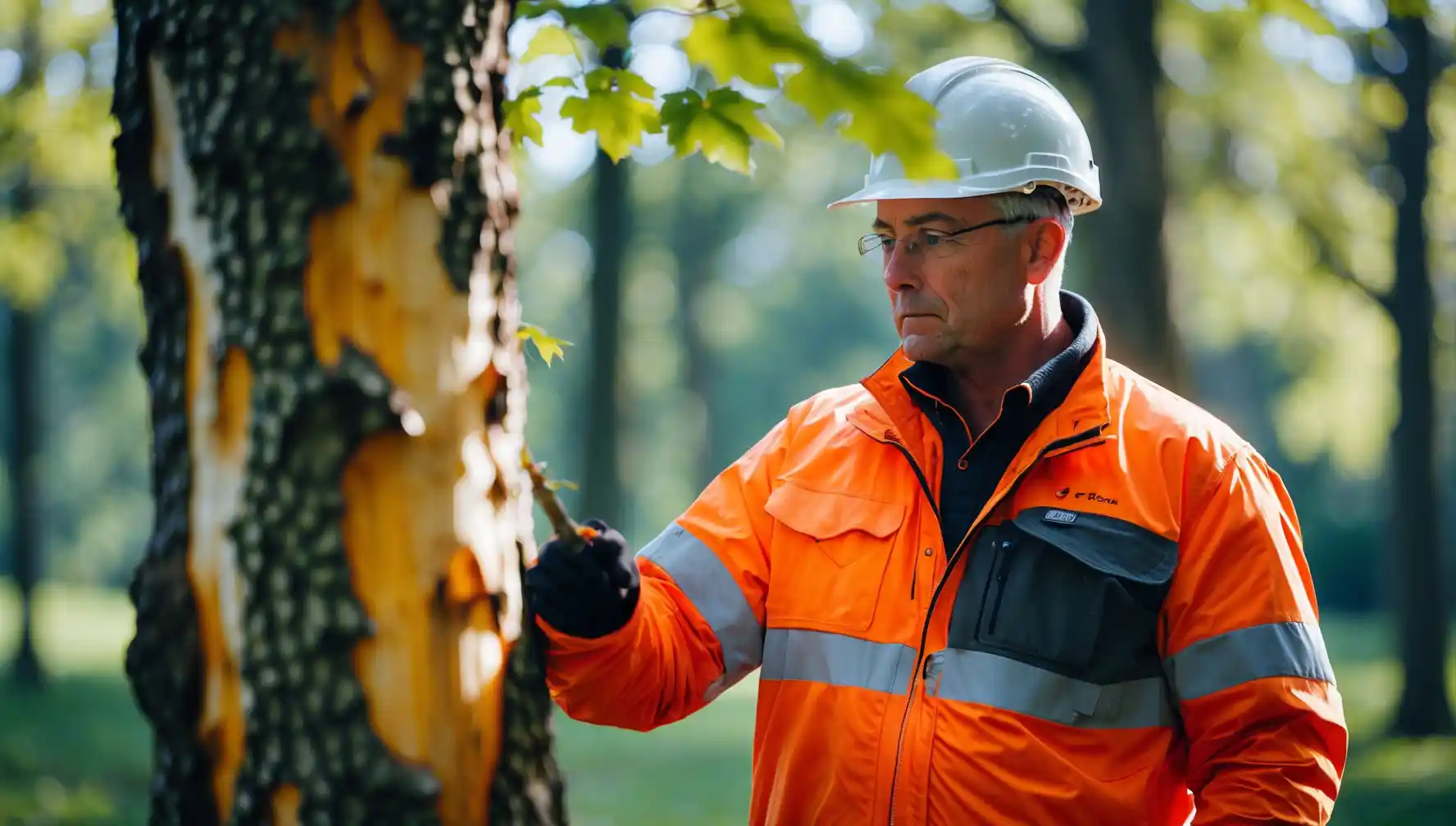 Baumkontrolle Sturm Verkehrssicherheit